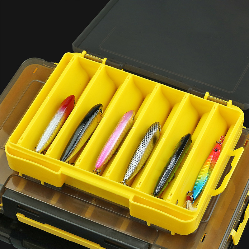 Quality Fishing Equipment - Dubbelzijdige vislokdozen met 12 compartimenten, visgerei-organizer
