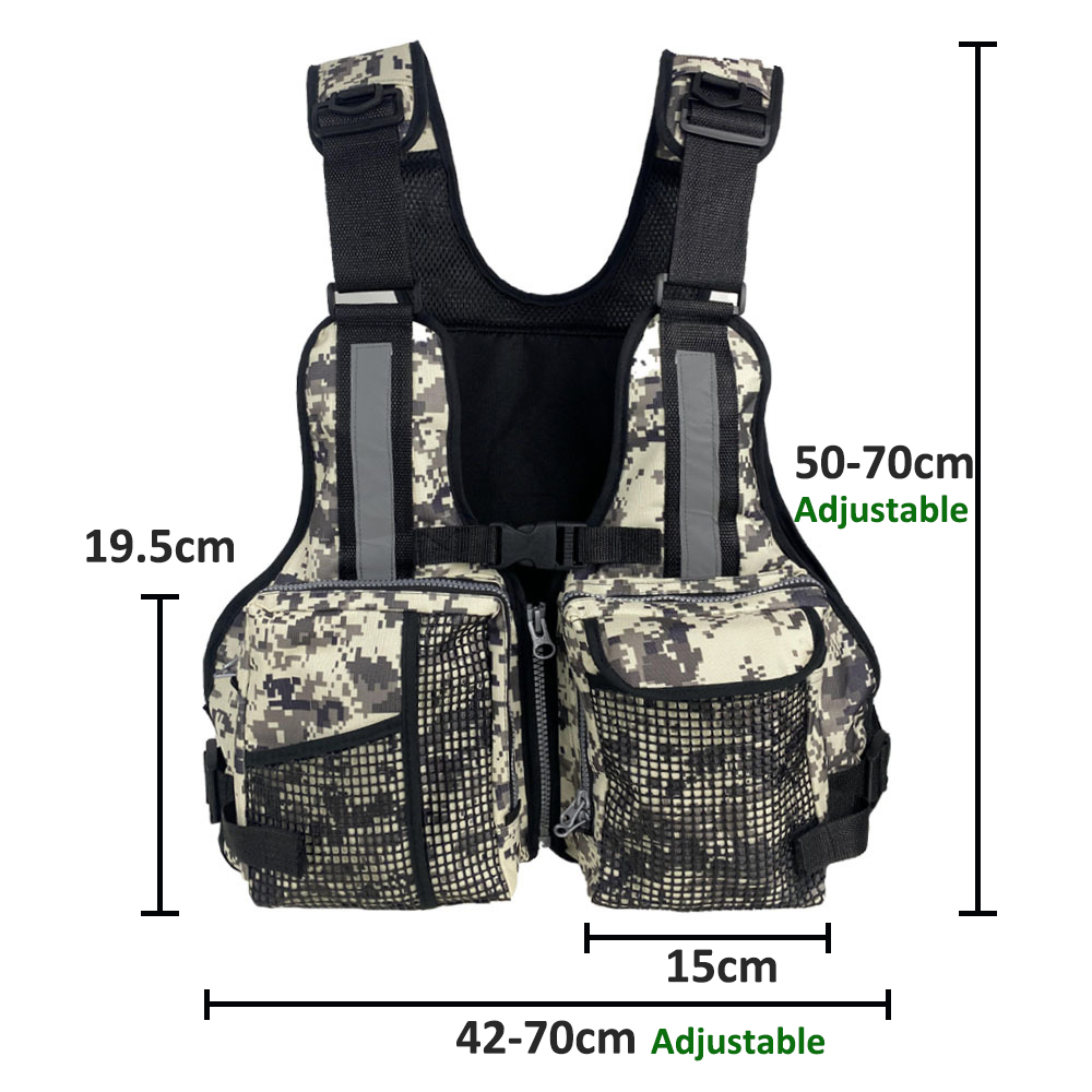 Outdoor visvest met meerdere z - Fishing Equipment Us recensie en prijs