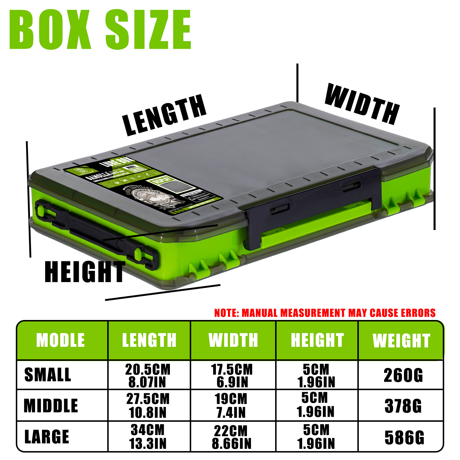 Dubbelzijdig Lokken Baits Box  - Quality Fishing Equipment recensie en prijs